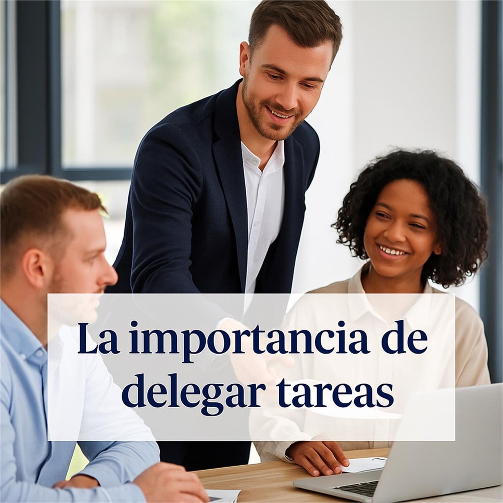 La delegación de tareas es una de las claves del liderazgo eficaz.