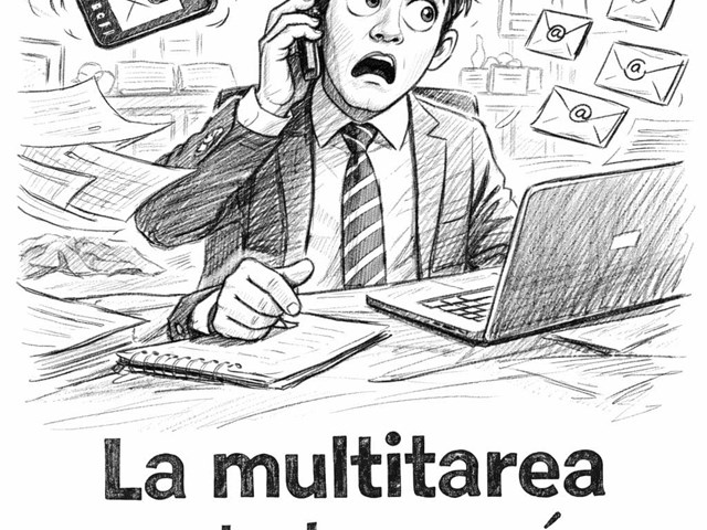 La multitarea no te hace más productivo. 
