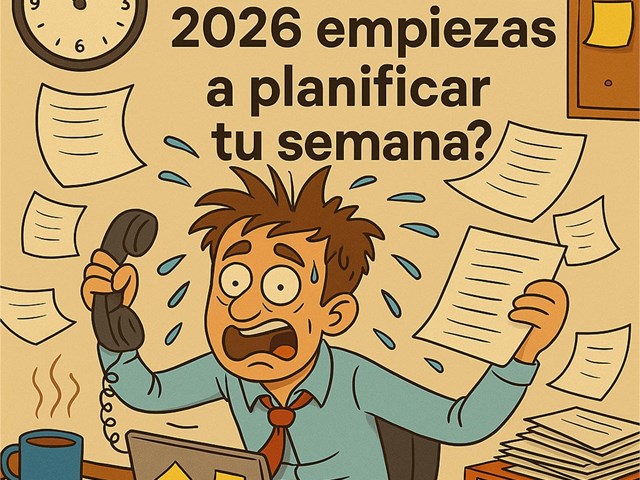¿Qué tal si en 2026 empiezas a planificar tu semana?