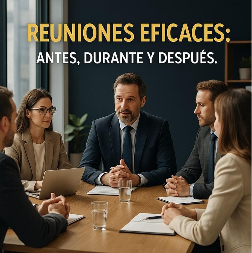 Reuniones eficaces: qué hacer antes, durante y después de la reunión.