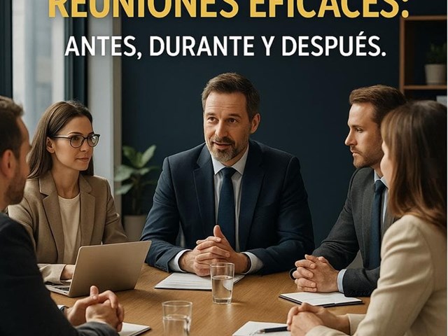 Reuniones eficaces: qué hacer antes, durante y después de la reunión.